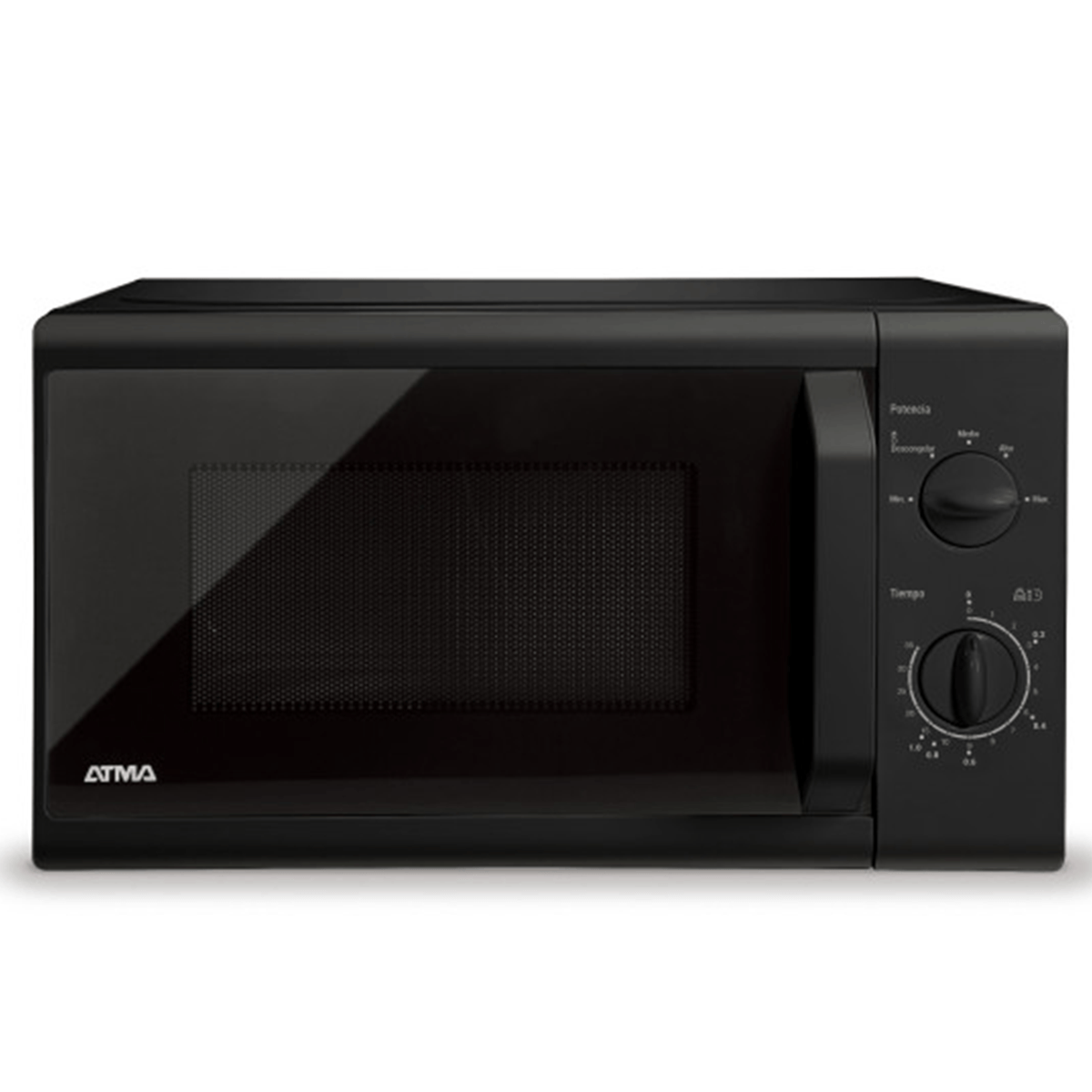 MICROONDAS ATMA ROTATIVO 20L NEGRO MATRB20UAP