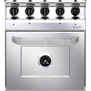 Cocina a Gas 55cm 4H Morelli Capri 550 Inox ciega