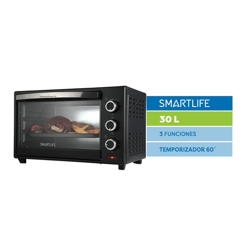 Horno Smartlife Eléctrico 30 Litros