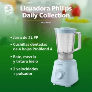 Licuadora Philips Daily Collection Hr2129 2L Jarra Plástica