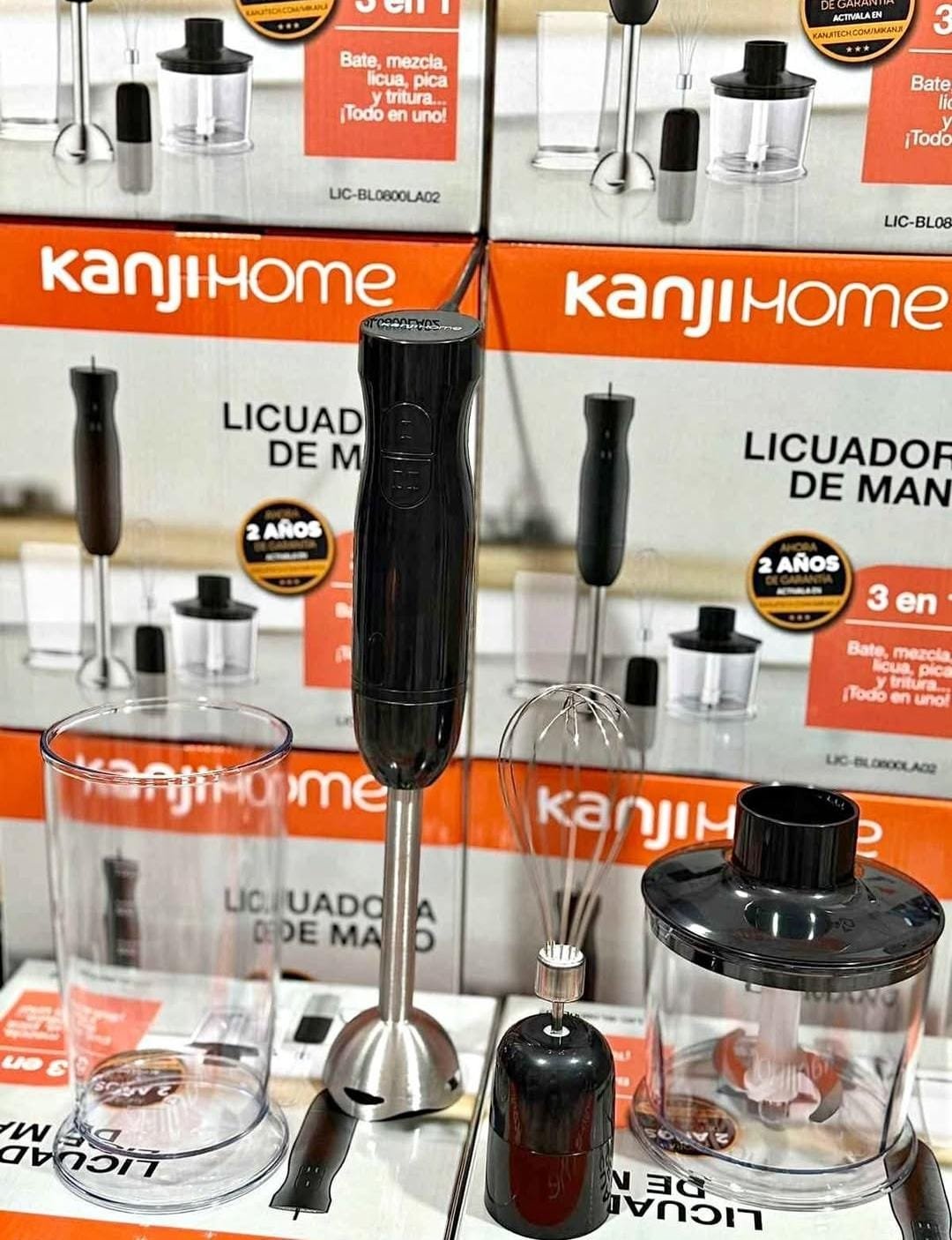 *MIXER LICUADORA DE MANO KANJIHOME 3 EN 1🍓(Modelo:LIC-BL0800LA02)