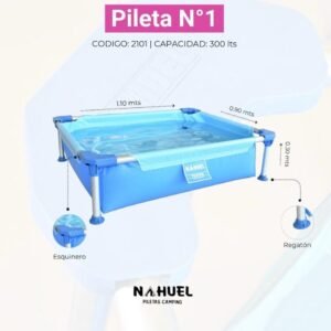 🤽🏻‍♀️PILETA LONA NAHUEL N°1💧⛱️