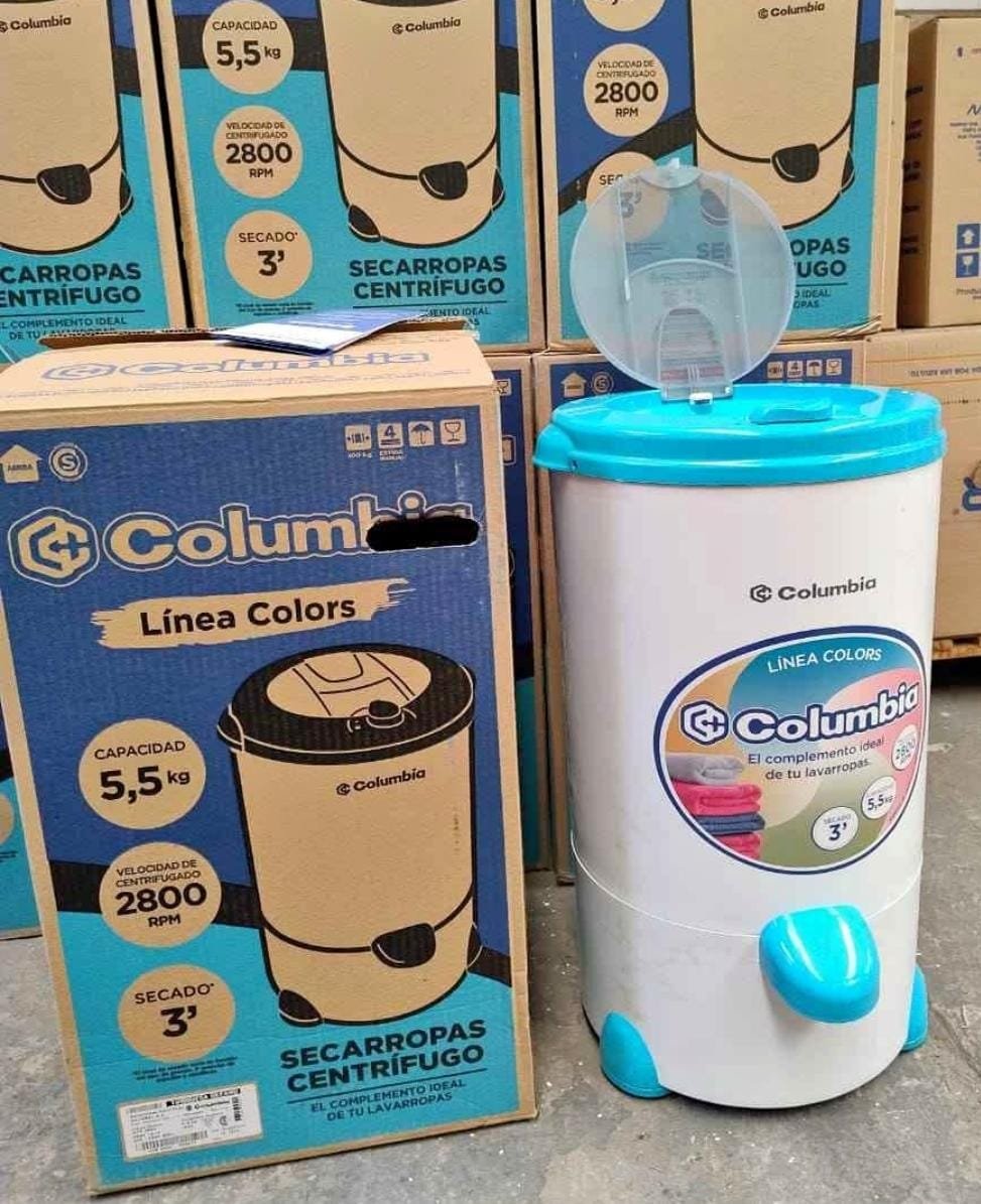 ↘️SECARROPA COLUMBIA CENTRIFUGADO "5.5" KILOS👚