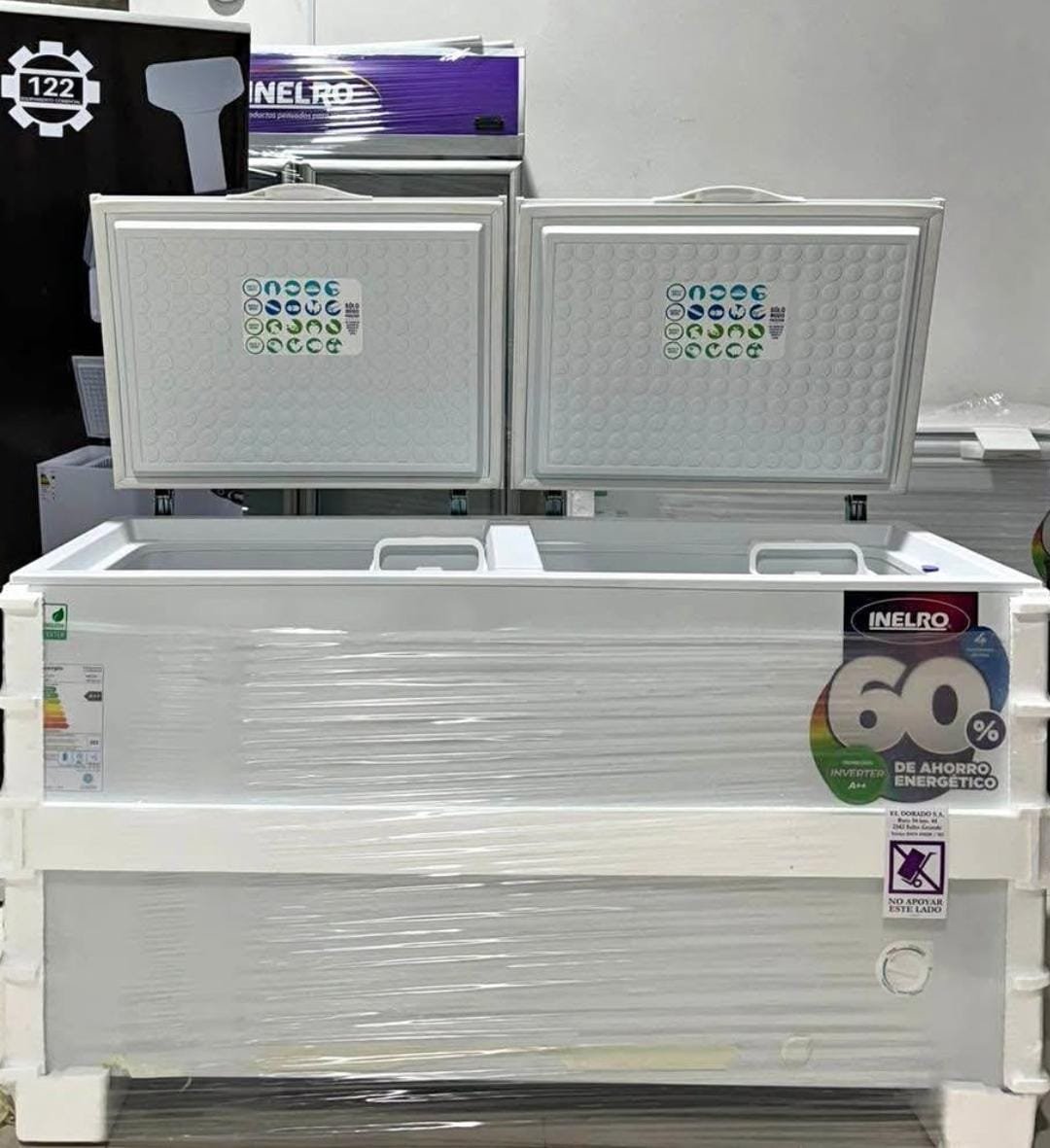 FREEZER INELRO HORIZONTAL "550" LITROS INVERTE MODELO:FIH-550++ | DOBLE TAPA