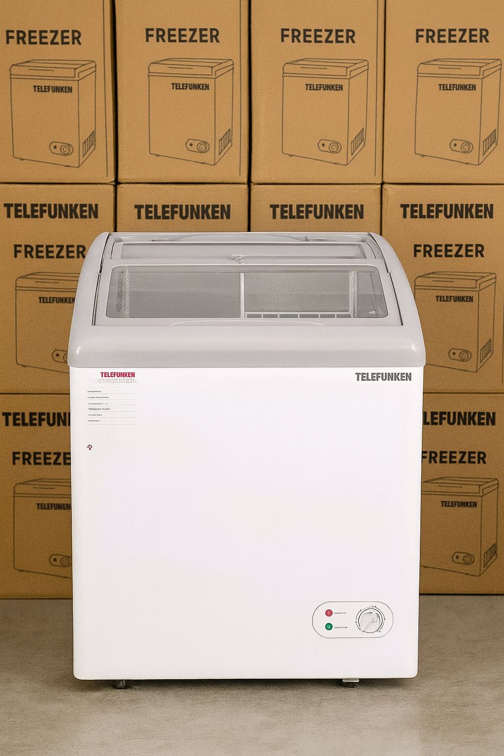 FREEZER DE POZO EXHIBIDOR TELEFUNKEN "150" LITROS🧊(MODELO:TFK-FPE150)