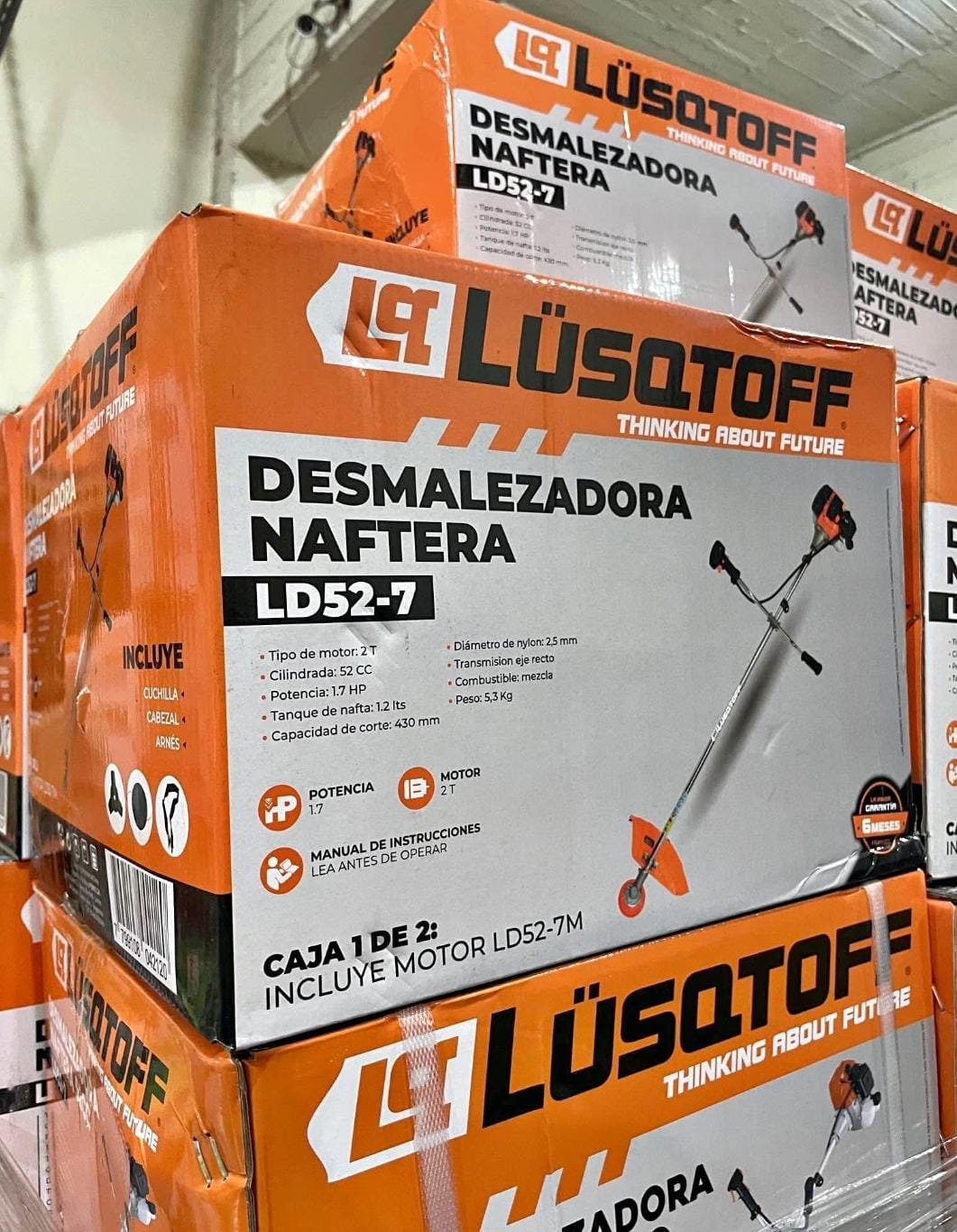 ↘️DESMALEZADORA NAFTERA LUSQTOFF↙️(Modelo:LD52-7)