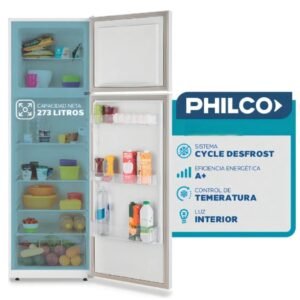 Heladera Philco 273L Blanca Sistema Cycle Defrost