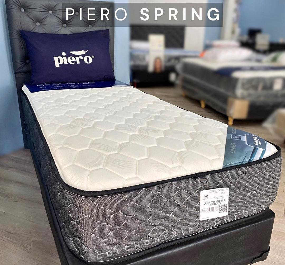 COLCHON SOLO PIERO SPRING↙ (80x190)1 PLAZA