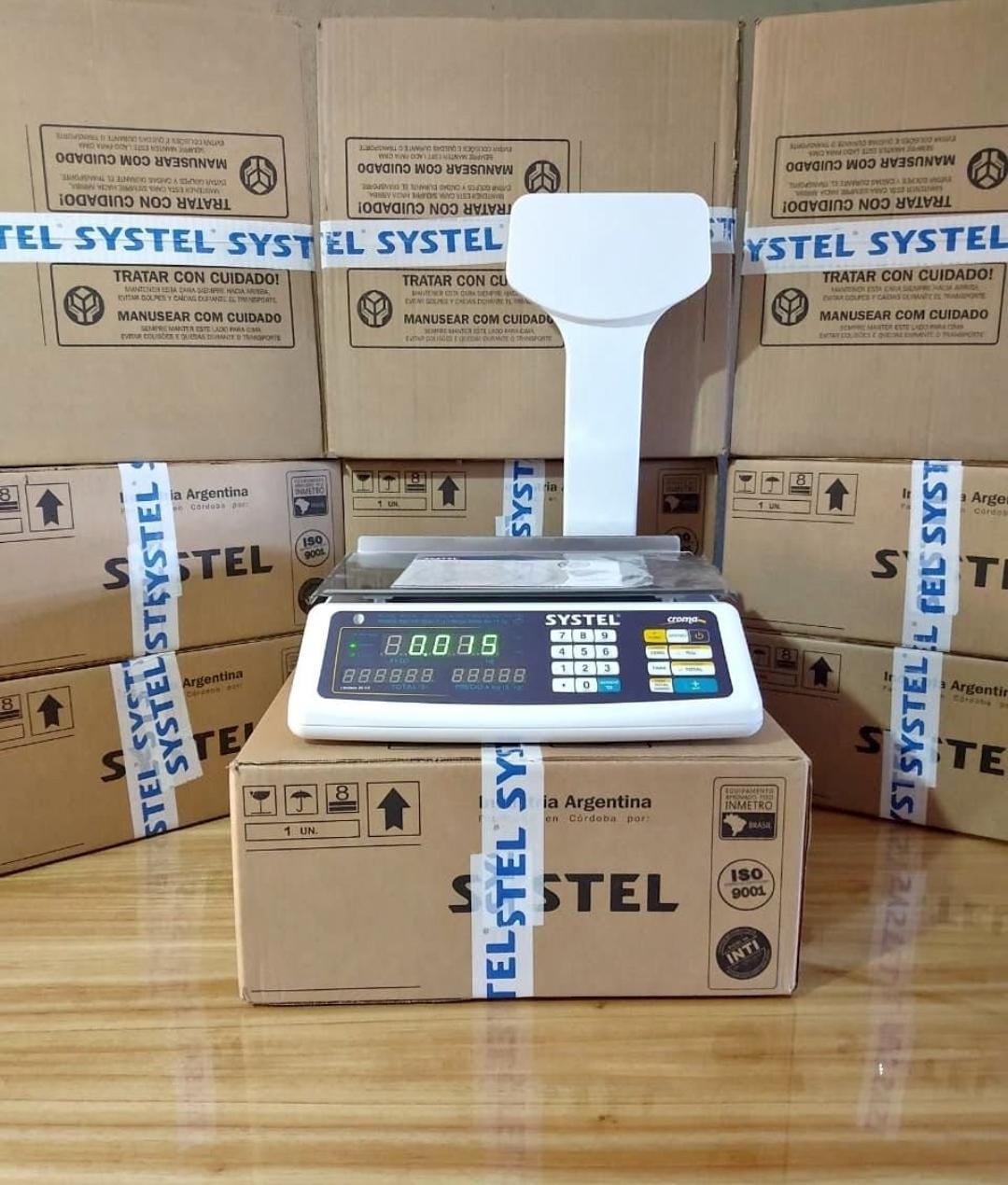 🍉BALANZA COMERCIAL SYSTEL CROMA "31" KILOS🍎