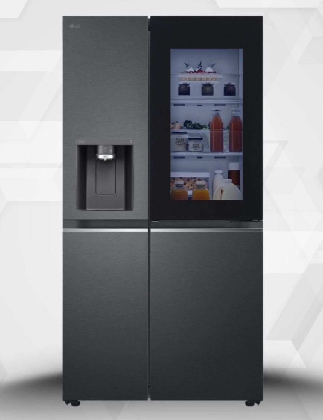 🍓HELADERA LG "800" LITROS NO FROST INVERTER CON DISPENSER BLACK🍓MODELO:GS77SXTC