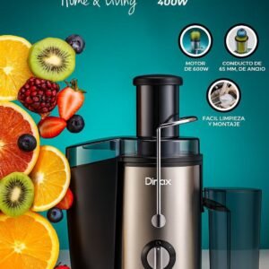 🍓JUGUERA ELÉCTRICA DINAX 400W INOX🍓MODELO:DNX-EJ001SL