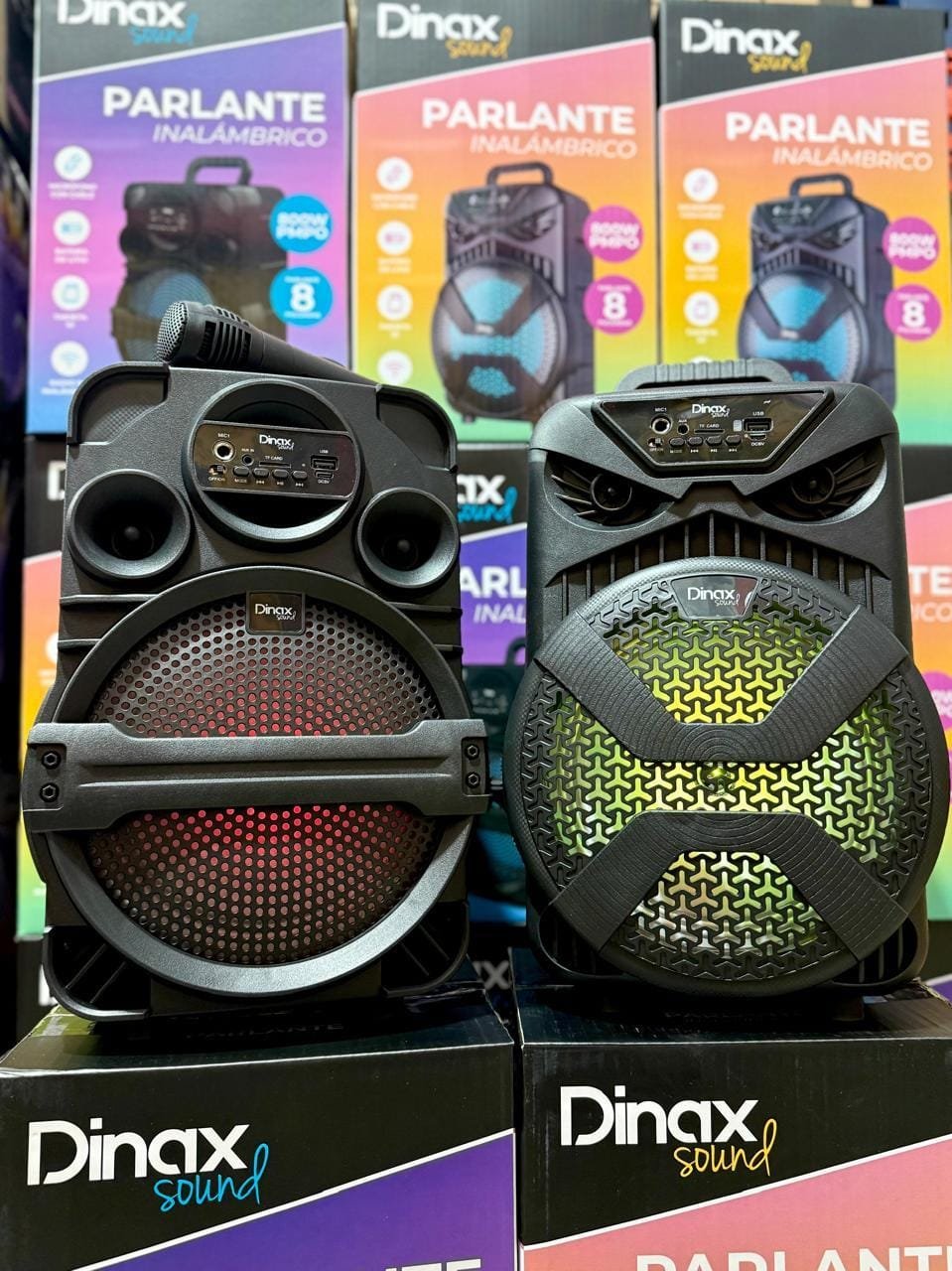 🔊PARLANTE INALAMBRICO DINAX "8" PULGADA🎶MODELO:DX-PARF1808