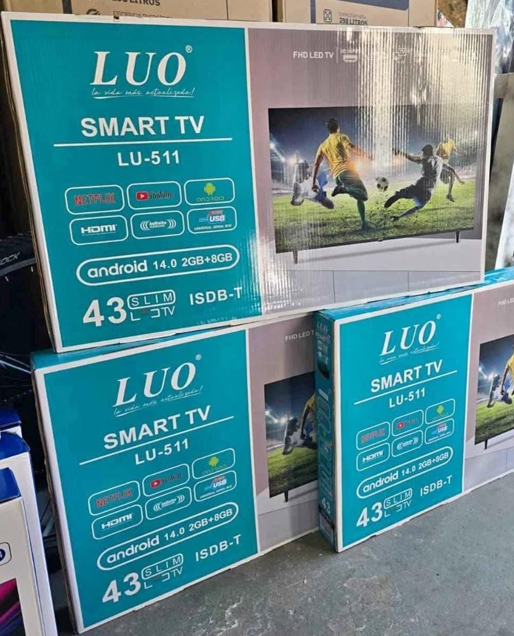 SMART TV LUO "43" PULGADA📺(MODELO:LU-511)