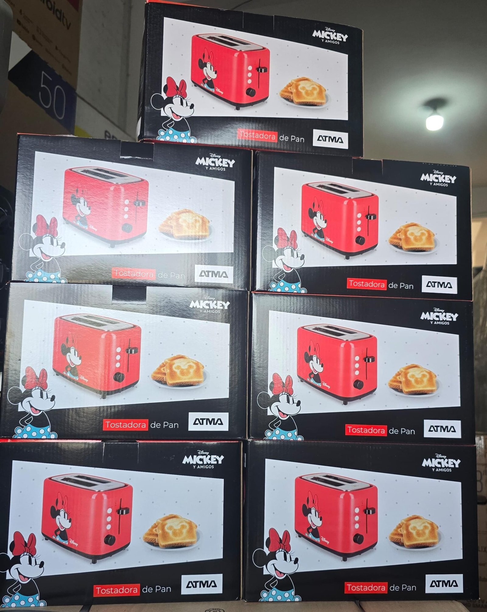 TOSTADORA ELECTRICA "ATMA" MICKEY MOUSE🍞✨"MODELO:TOAT39DP"*