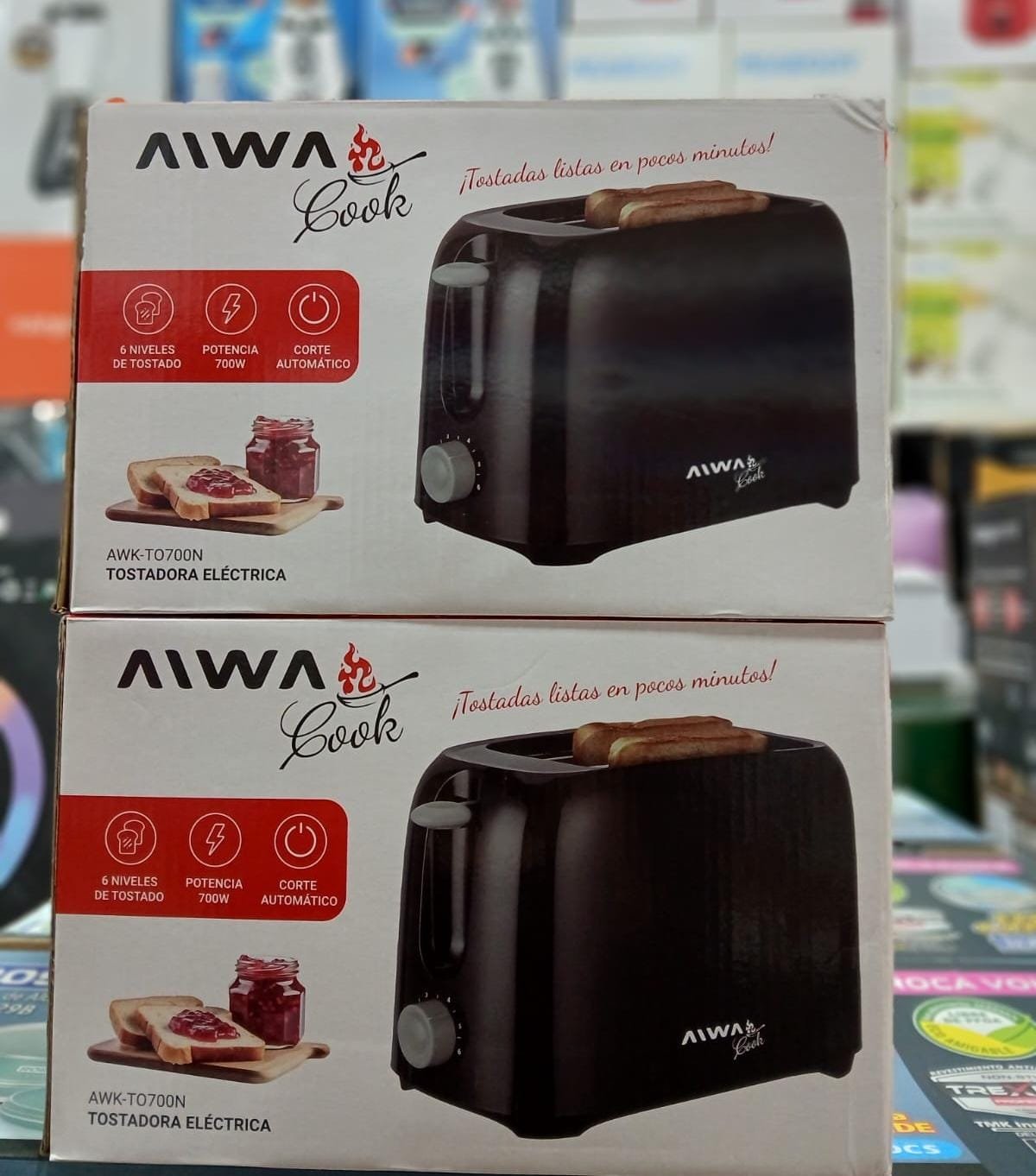 TOSTADORA ELECTRICA AIWA DOBLE RANURA🍞