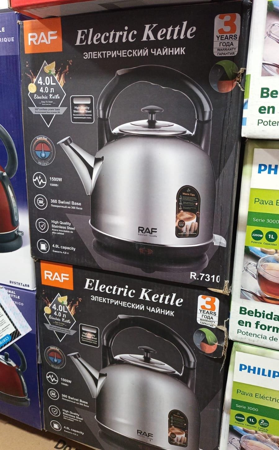 PAVA ELÉCTRICA KETTLE "RAF"☕🍪MOD:R7310