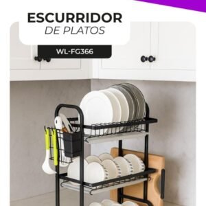🍽️ESCURRIDOR DE PLATOS DINAX🍽️MODELO:(WL-FG366)