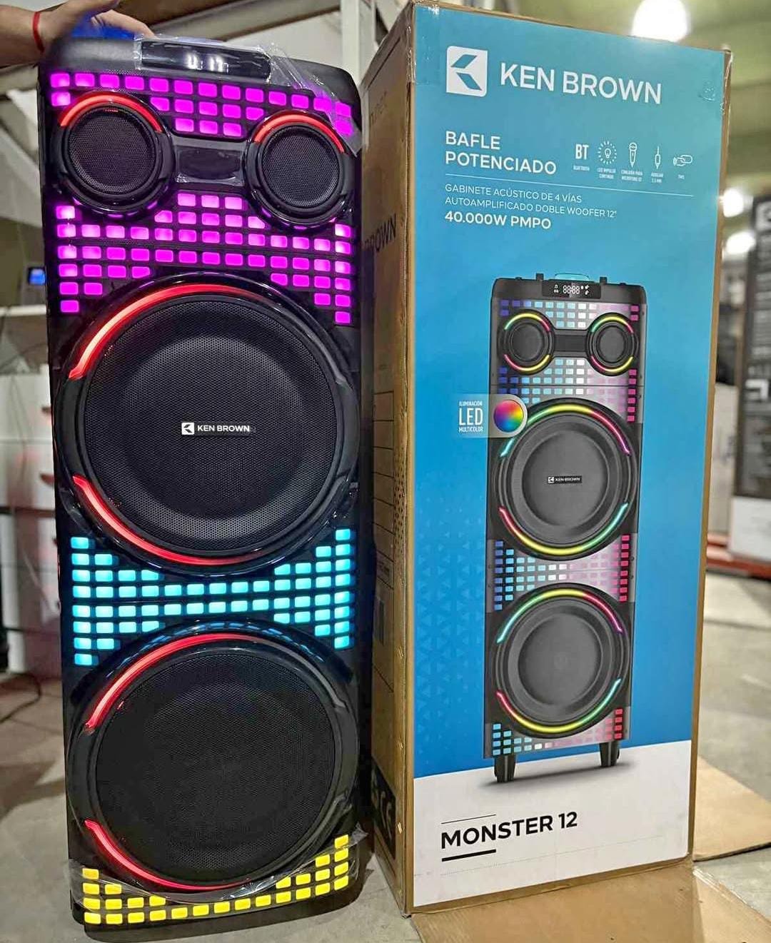 🔊PARLANTE KEN BROWN MONSTER "12"🔊