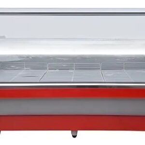 🥩BATEA LAMPONIA 2400 BESTCOLD VIDRIO CURVO🥩