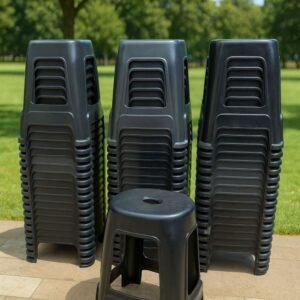 BANQUETA DE PLÁSTICO REFORZADA🪑RESISTE HASTA 100 KG