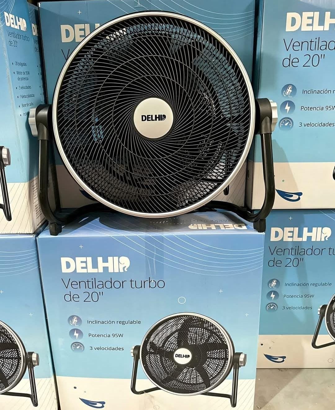 🌬️VENTILADOR DELHI TURBO "20" PULGADA🌬️MODELO:DL20T