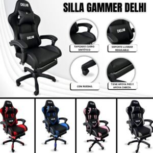 💺SILLA GAMMER "DELHI"💺MODELO:DL-124