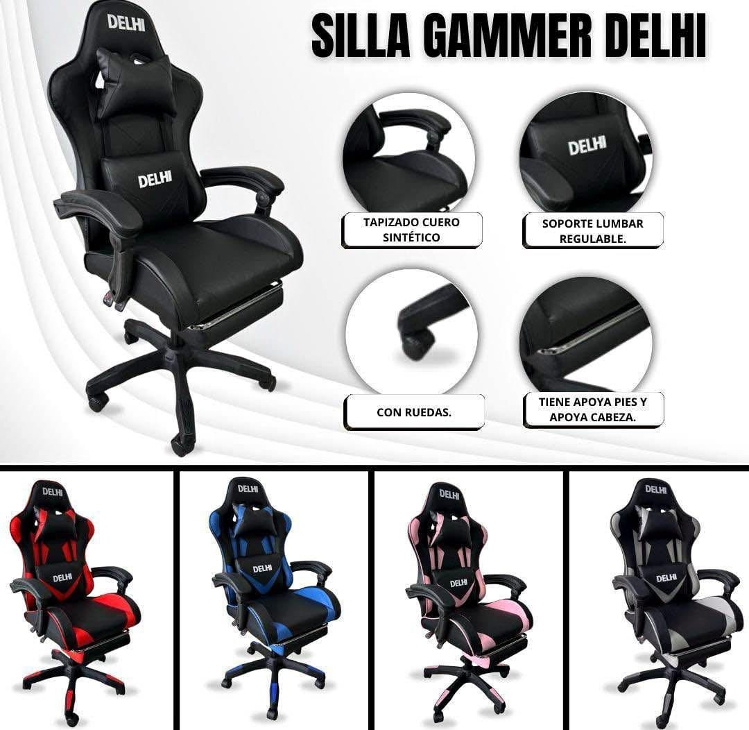 💺SILLA GAMMER "DELHI"💺MODELO:DL-124