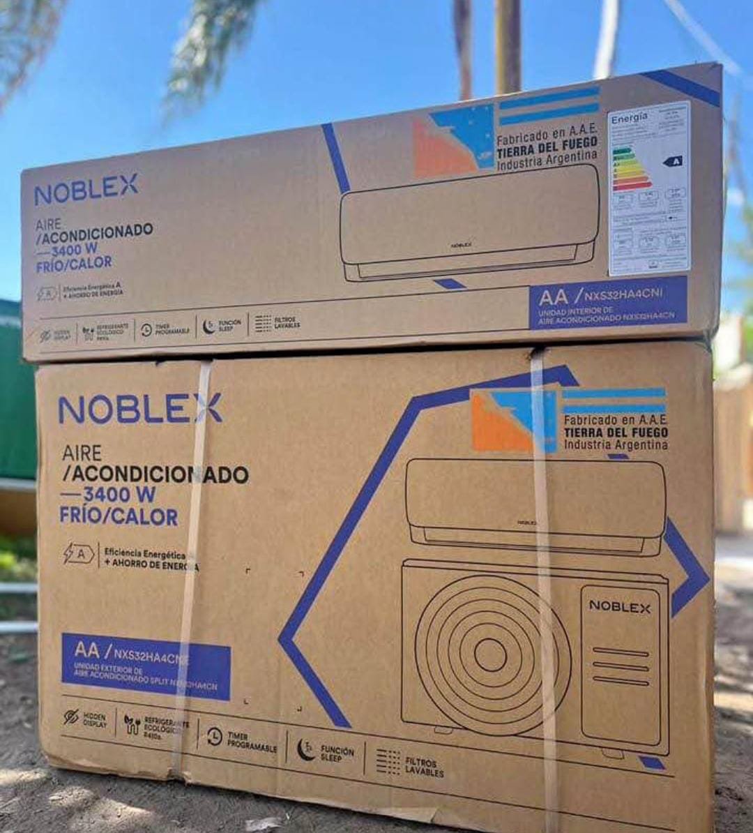🌬️AIRE ACONDICIONADO NOBLEX "3400" WTTS🌬️MODELO:NXS32HA4CNE