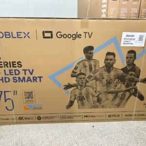 📺SMART TV NOBLEX "75" PULGADAS C/GOOGLE TV 4K📺MODELO:91DV75X8580* •COMANDO DE VOZ INTEGRADO