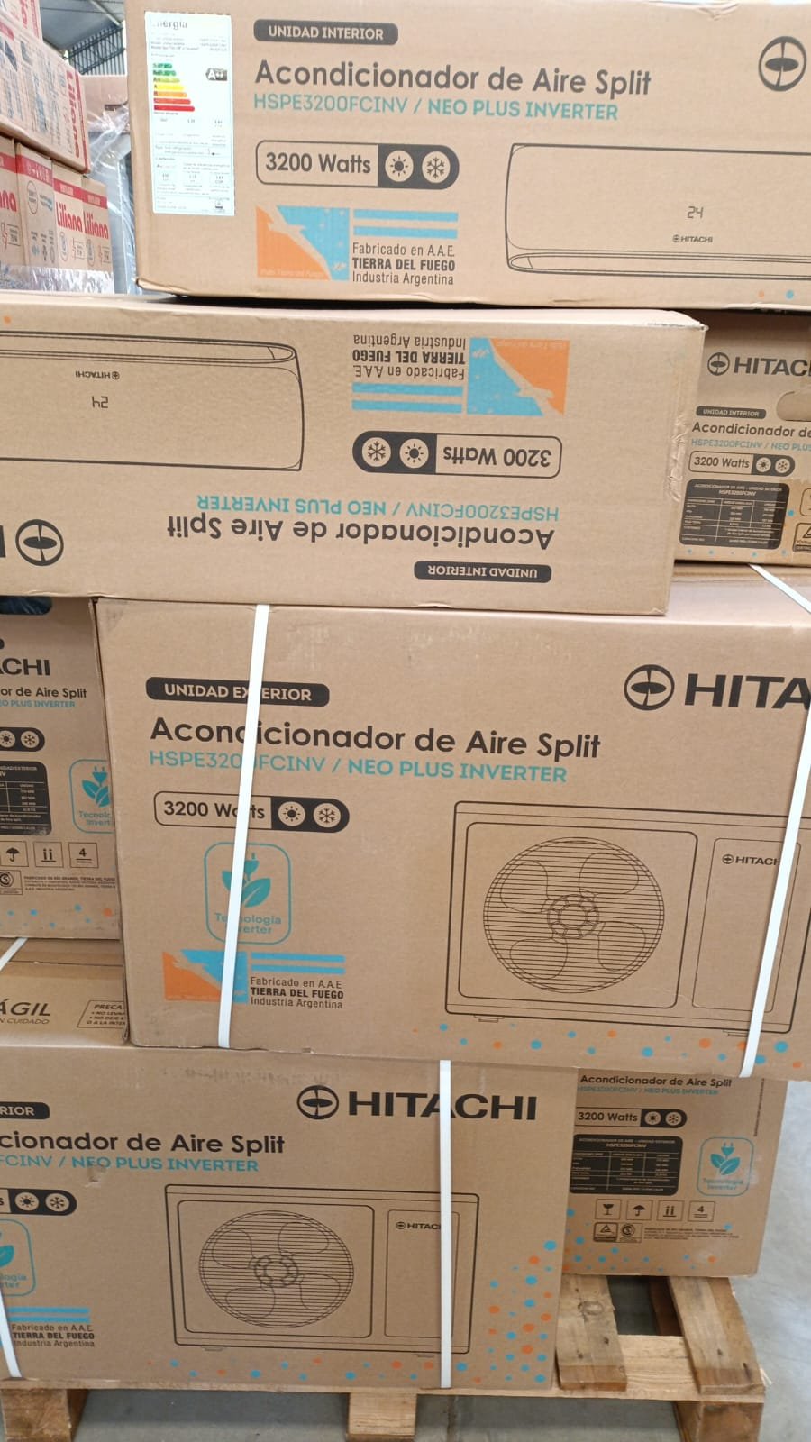 🌬️AIRE ACONDICIONADO HITACHI "3200" WTTS INVERTER🌬️MODELO:HSPE3200FCINV