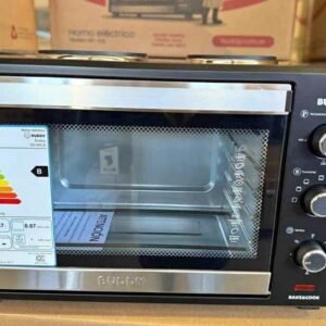 👩🏻‍🍳HORNO ELÉCTRICO BUDDY "60" LITROS C/ ANAFE BLACK🔷MODELO:BD-60CA