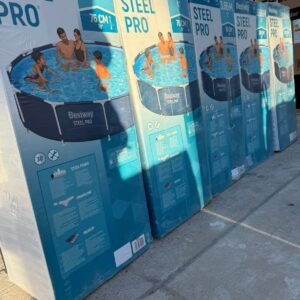 ⛱️🏊🏻‍♀️ PILETA BESTWAY STEELE PRO 56681 "6473" LITROS⛱️💧