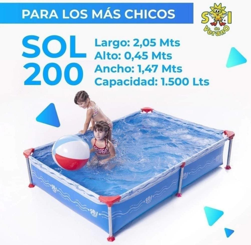 🏊🏻♀️⛱️PILETA SOL DE VERANO "FUN200" 1500 LITROS⛱️