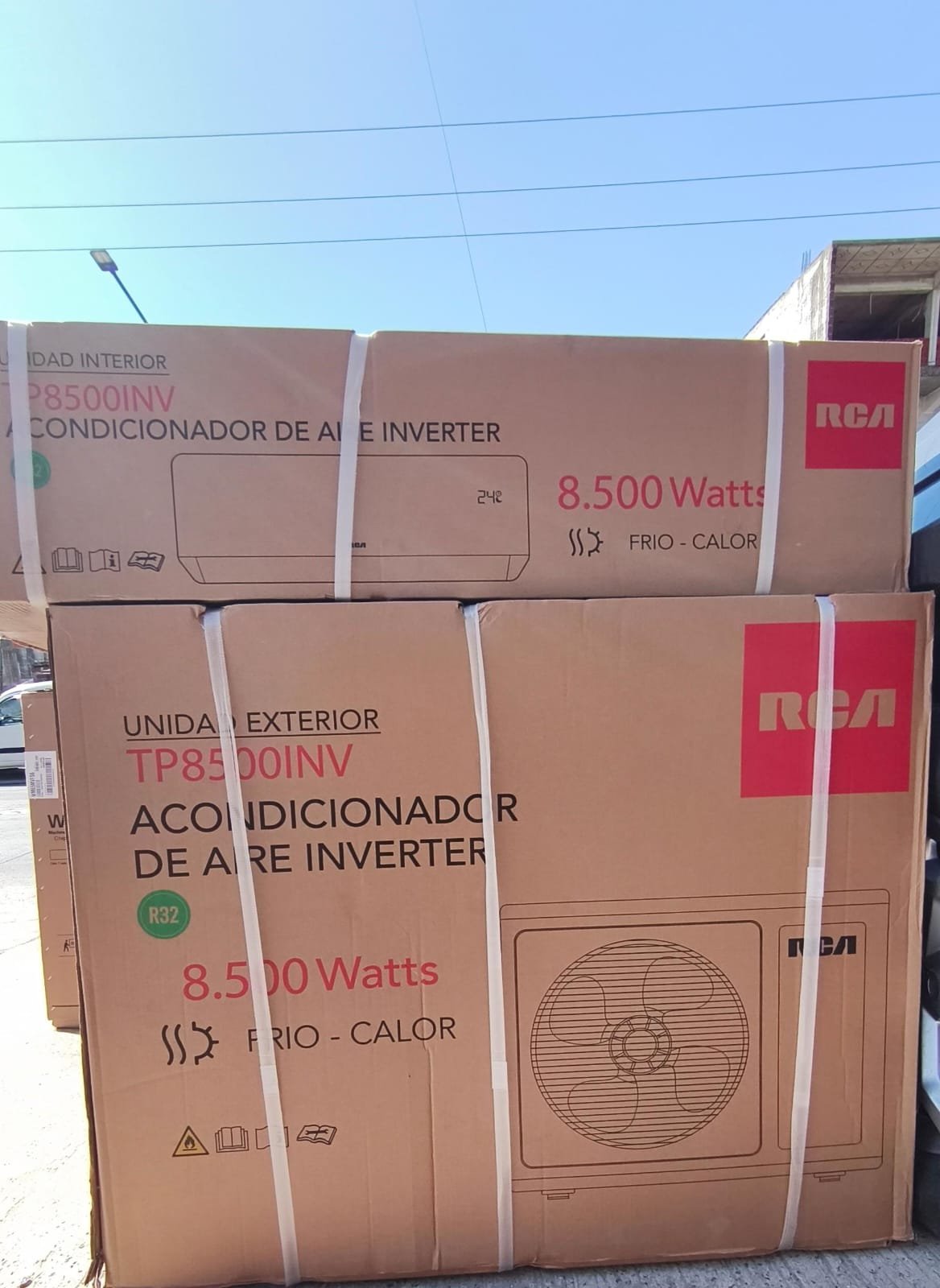 🌬️AIRE ACONDICIONADO RCA "8500" WTTS INVERTER🌬️* *MODELO:TP8500INV FRIO | CALOR