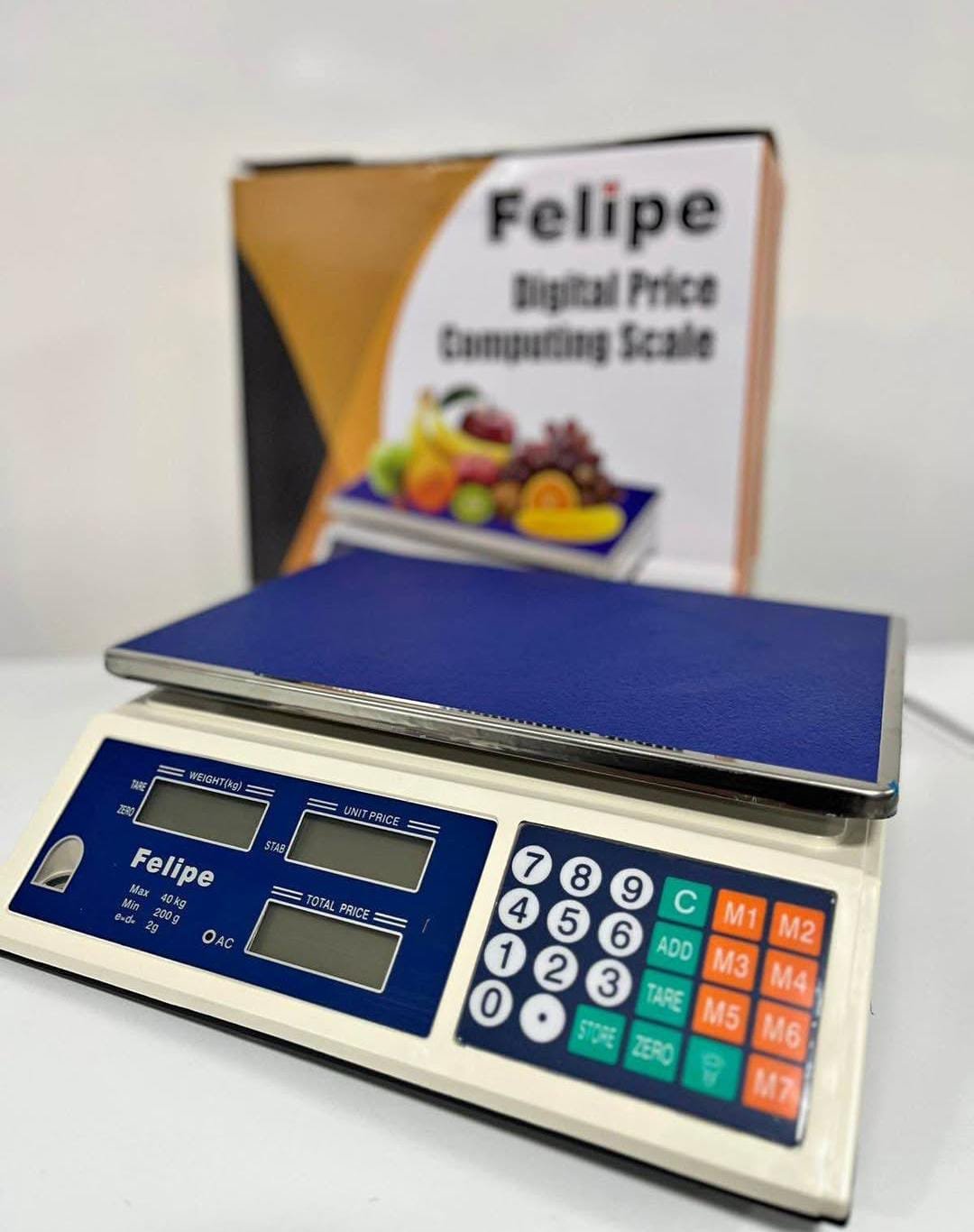 ⚖️🍓BALANZA DIGITAL FELIPE "40" KILOS⚖️🍓