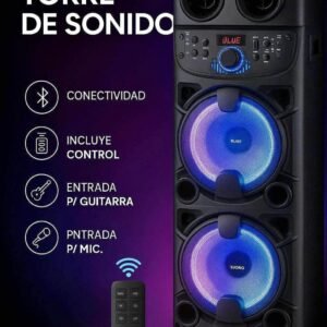 🔊PARLANTE TORRE SOUNO "10"+ 2 TWEETERS DE 3🔊* •POTENCIA:14500WTTS PMPO