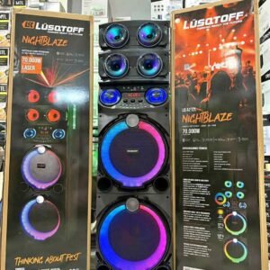 🔊PARLANTE NIGHT BLAZE LUSQTOFF 70.000W DE POTENCIA DOBLE DE 15🔊MODELO:LQ-A212L