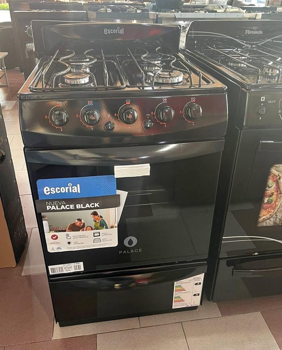 👩🏻🍳COCINA ESCORIAL PALACE BLACK "4" HORNALLA👩🏻🍳