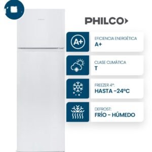 🤍🍓HELADERA PHILCO CÍCLICA "260" LITROS BLANCO🍓🍒MODELO:PHCT260B