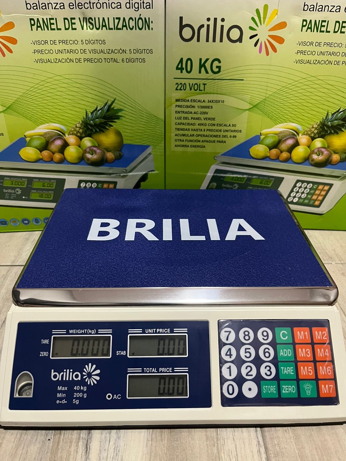 🍋BALANZA COMERCIAL BRILIA HASTA 40 KILOS⚖️🍓