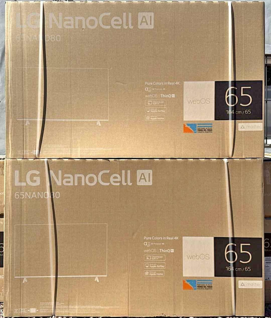 📺SMART TV LG "65" PULGADA NANO CELL AI 4K📺* *MODELO:65NANO80•CON COMANDO DE VOZ INTEGRADO