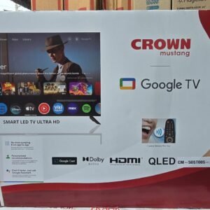 📺SMART TV CROWN MUSTANG "50" PULGADA📺MODELO:CM-50ST005* •GOOGLE TV •COMANDO DE VOZ INTEGRADO