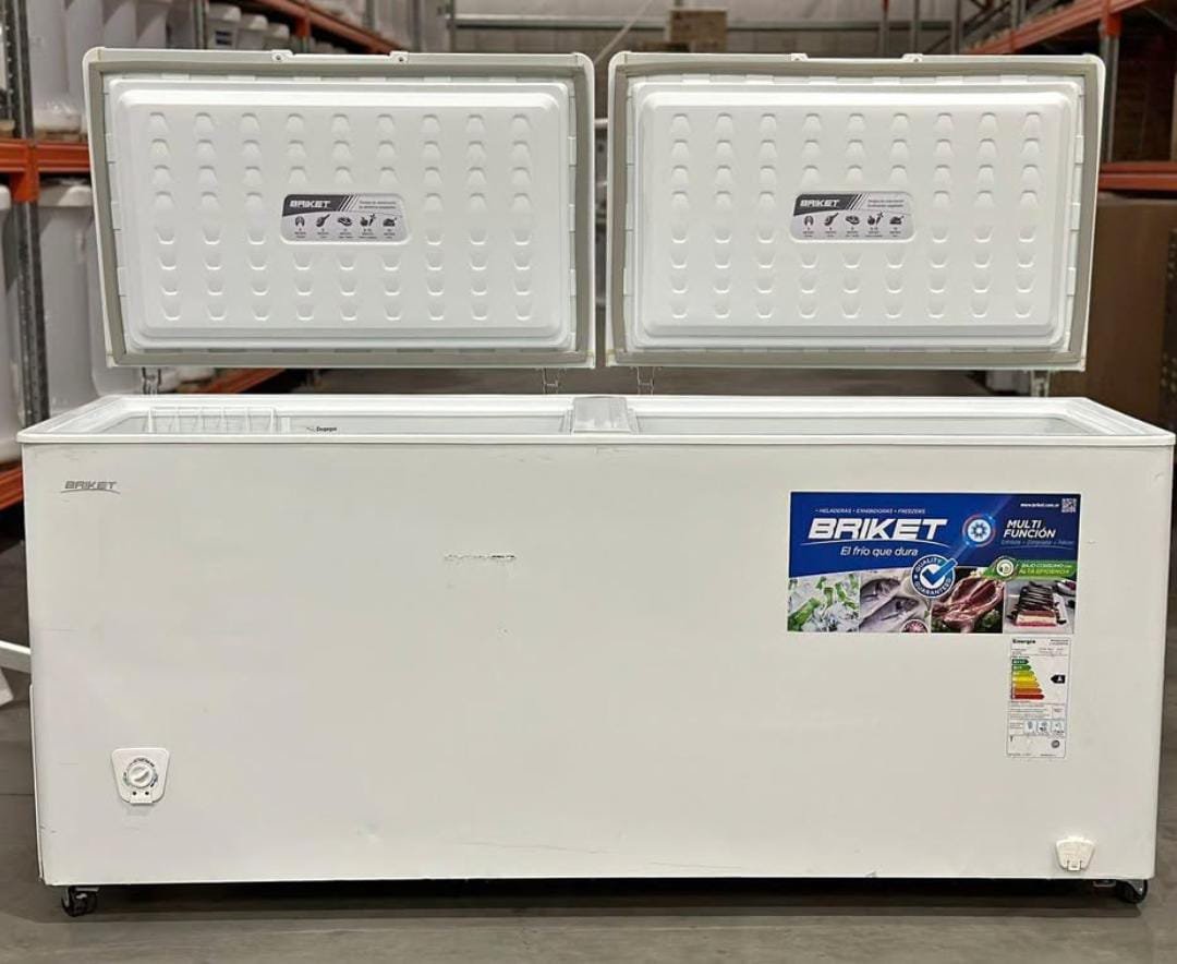 🧊FREZZER HORIZONTAL BRIKET "580" LITROS BLANCO🧊MODELO:FR5500BL