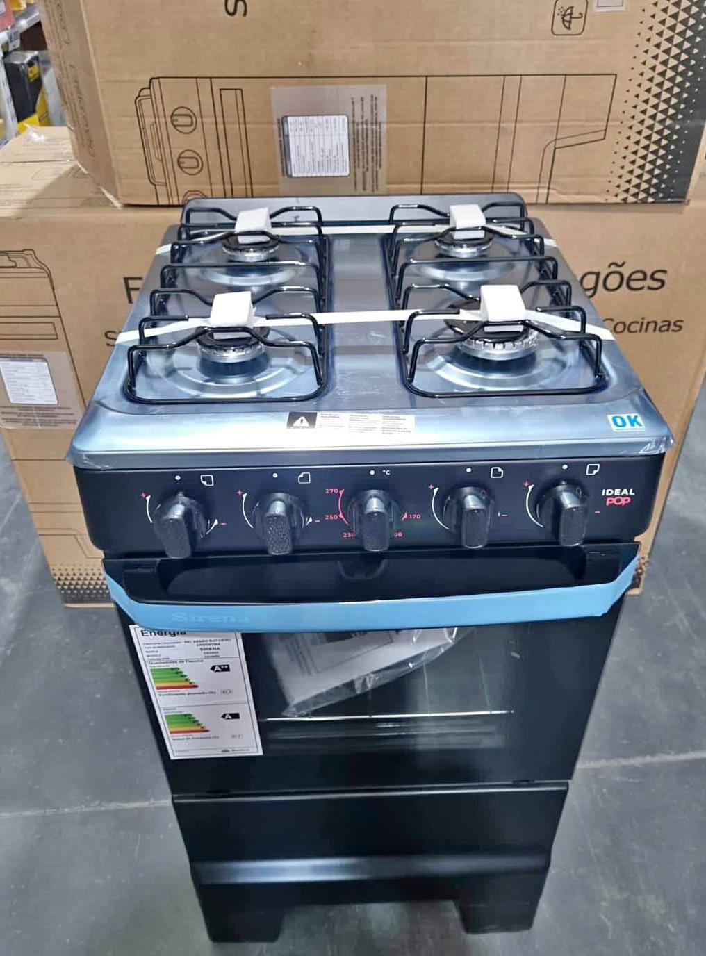 👩🏻🍳COCINA SIRENA MULTIGAS "4" HORNALLA👩🏻🍳MODELO:CG2025